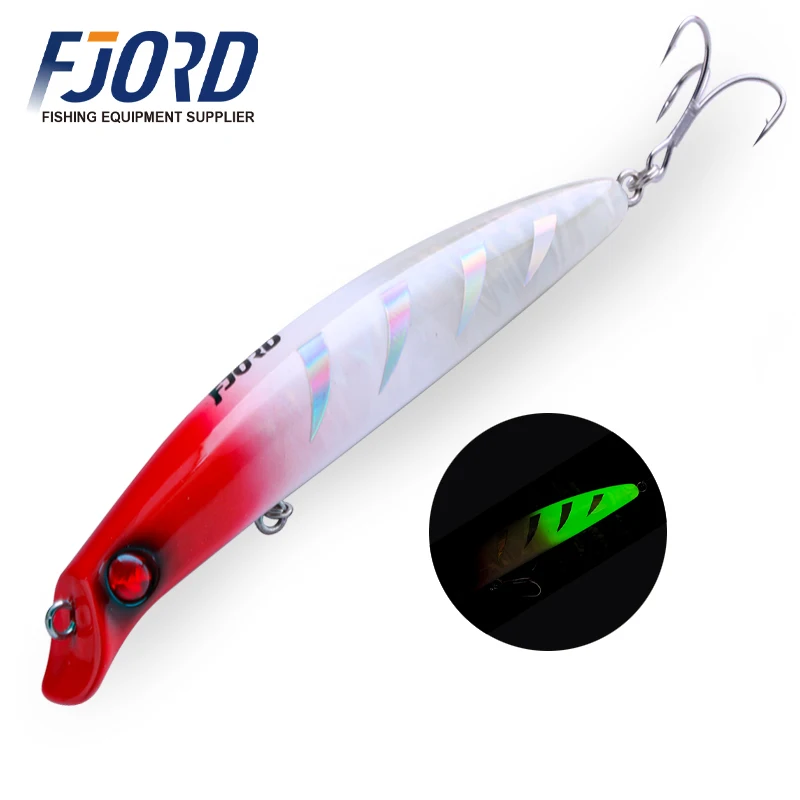 FJORD 120mm 23g Minnow Lure High Quality Sea Fishing Floating Jointed Lure for Salmon and Bream in River Lake Stream