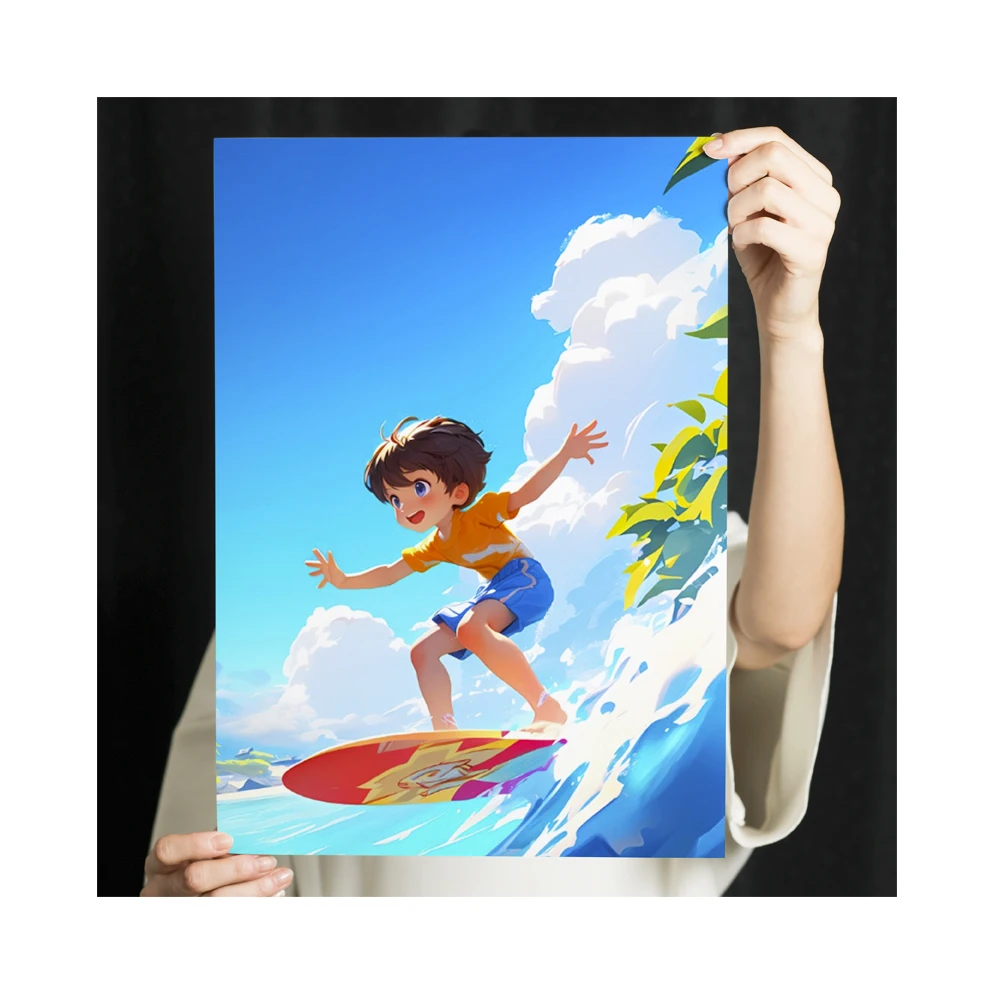 Customize High Quality Summer Party Decorative A0 A1 A2 A3 A4 Digital Printing Poster For Promotion