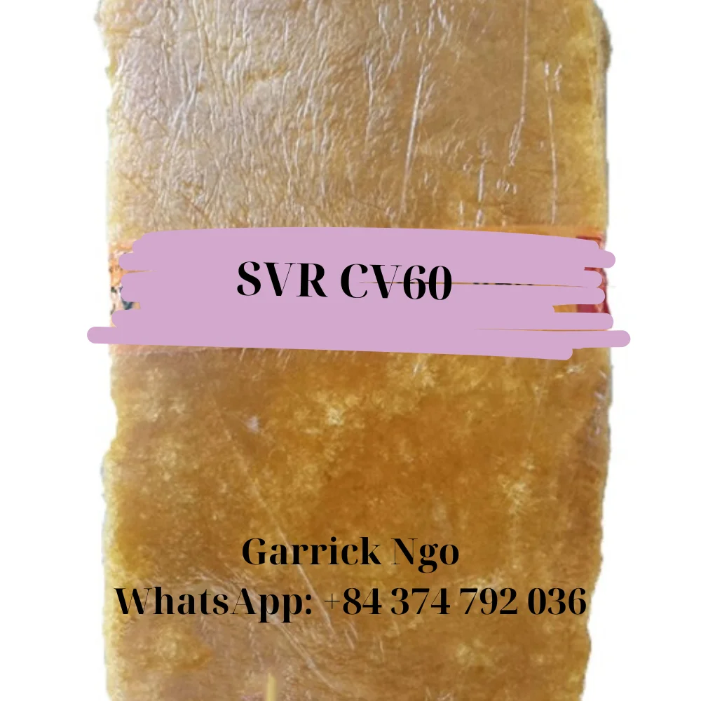 SVR CV60 Natural Rubber Vietnam Export for Industrial Manufacturing
