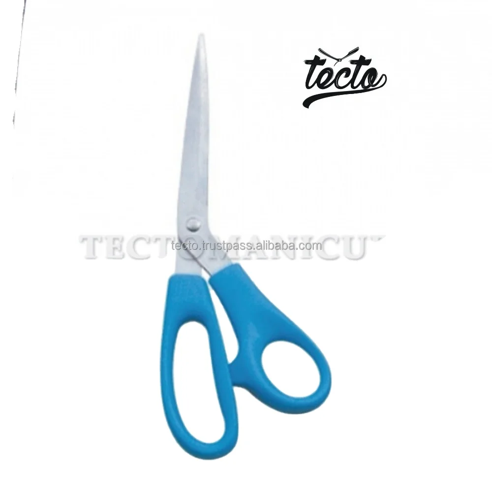 Professional Household Multipurpose Scissors With Blue Color Plastic Handle Hair Cutting Scissors & Shears