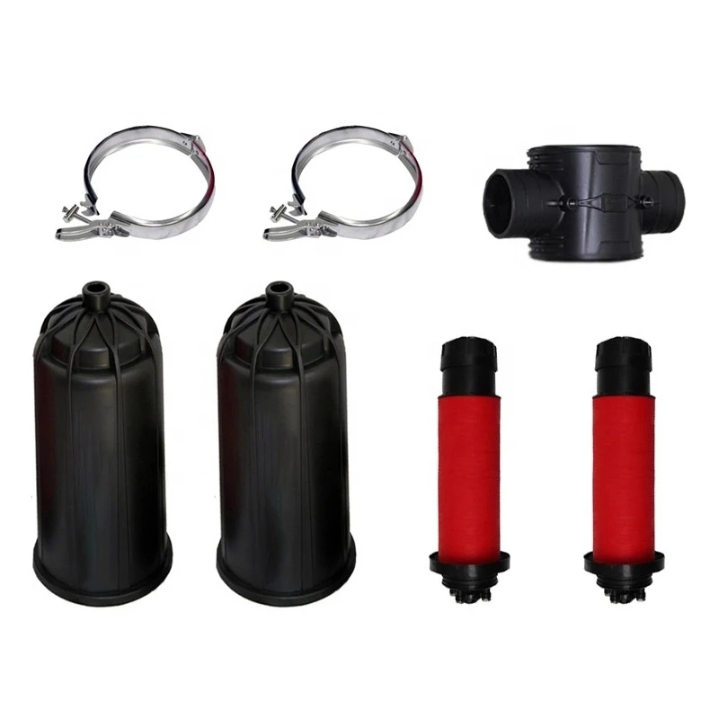3 Inch 3 Unit Plentirain drip Irrigation back flush self cleaning automatic backwash water filter