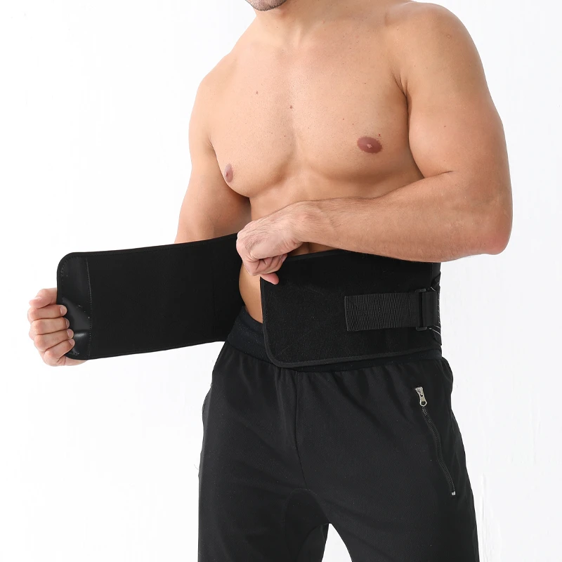 Neoprene Belt Fitness Waist Belt Adjustable Neoprene Waist Trimmer Exercise Fitness Lumbar Support Belt For Women Men