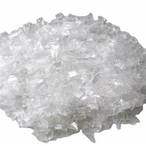 Clean Hot Washed Recycled PET Flakes / Pet Plastic Bottle Scrap For Sale