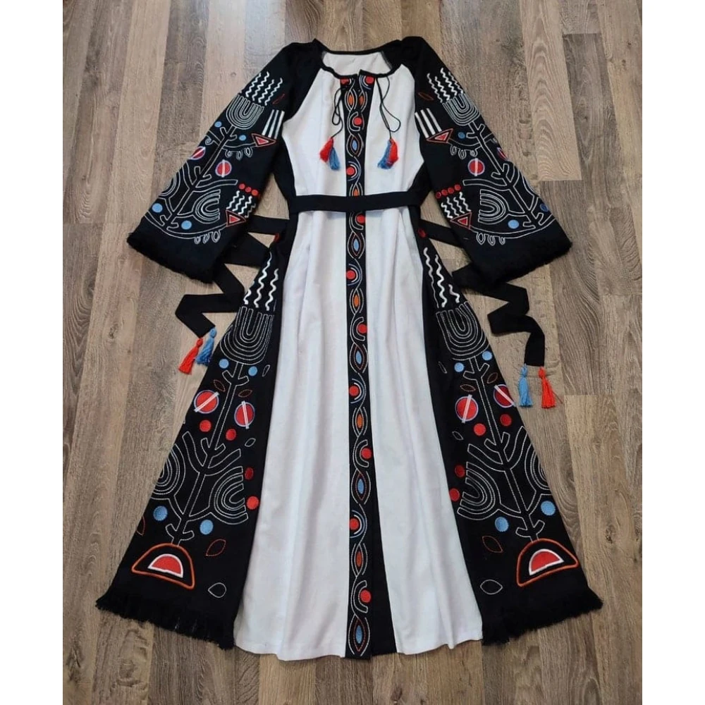 2023 Boho Women Mini Dress Loose White Lace Short Tunic Beach Vacation Holiday Clothing Embroidered Mexican Dresses