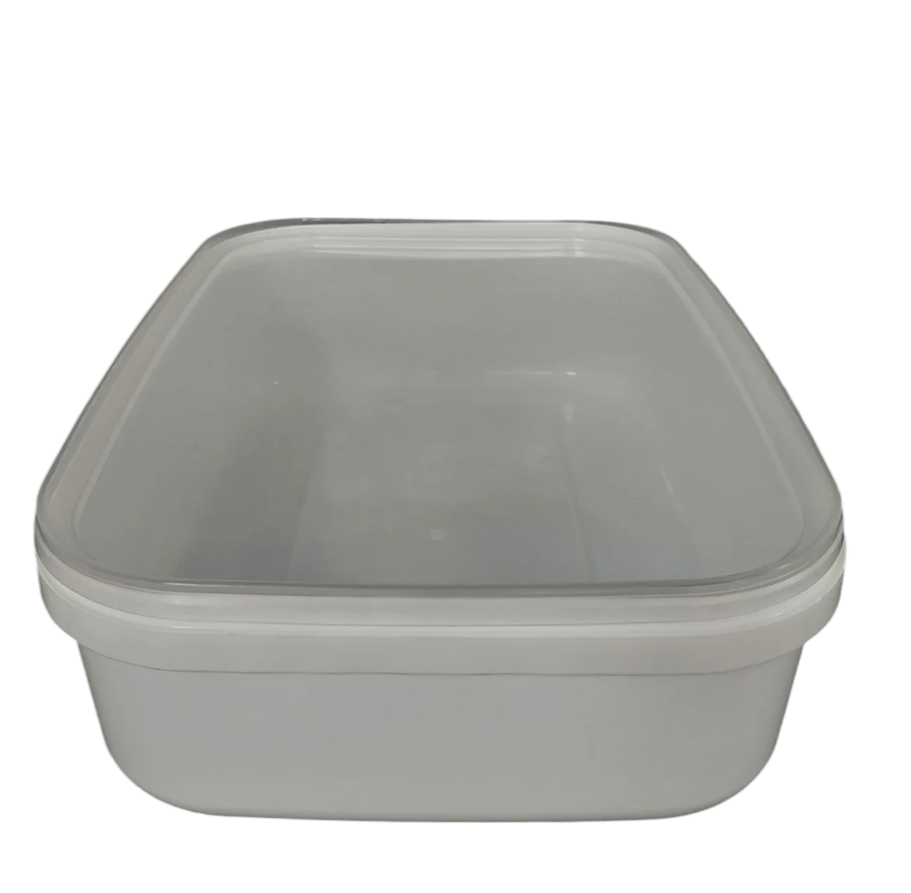 DKK4000 4000ml/1 Gallon Bowl Tamper Evident PP IML Bucket Lid Food Packaging Yogurt Cheese Ice Cream Halva Coffee Made Plastic