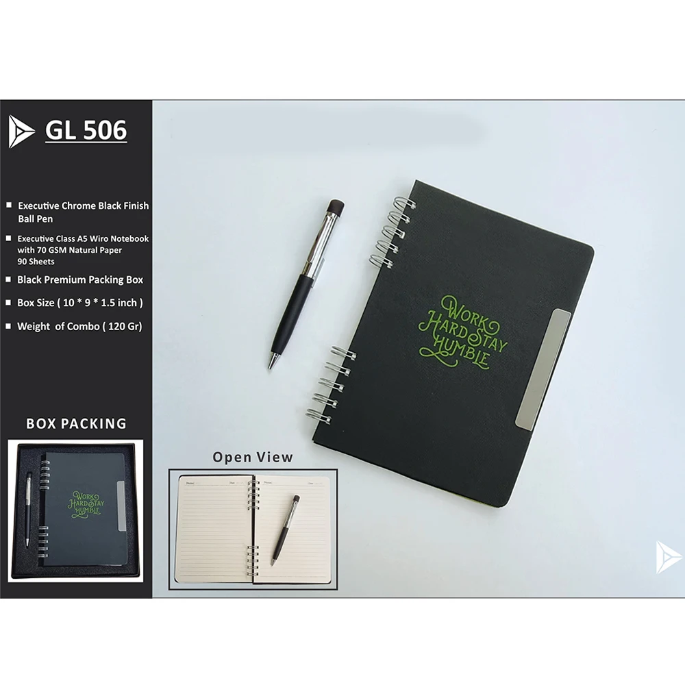 Trending Notebook with Pen Customized Logo Fashion Promotional Corporate Gifts for Staff Personalized wooden notebook