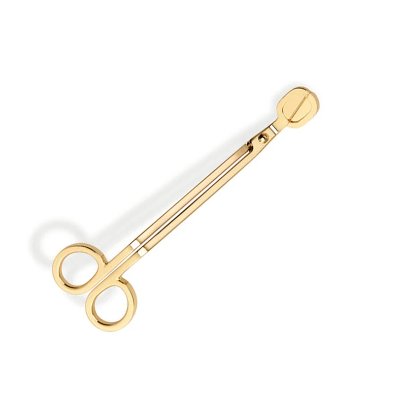 Wholesale Engraved Stainless Steel Bulk Personalized Lighter Gold Candle Tool Wick Trimmer