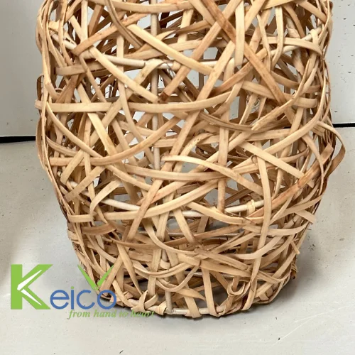 Natural Transparent Handmade Rattan Vase Color Feature for Home Decoration Made in Viet Nam from Keico