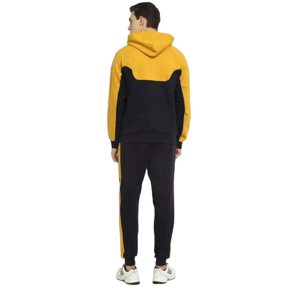 Jogger suit men tracksuit zipper cotton sweat suit sport men zip up sports wear tracksuit winter custom logo tracksuits for men