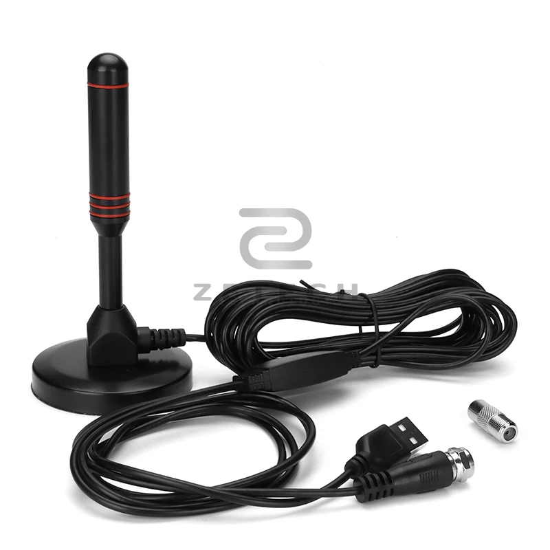OEM/ODM High Gain 28dBi Digital Television Antenna UHF VHF Long Range Magnetic Base Antennas