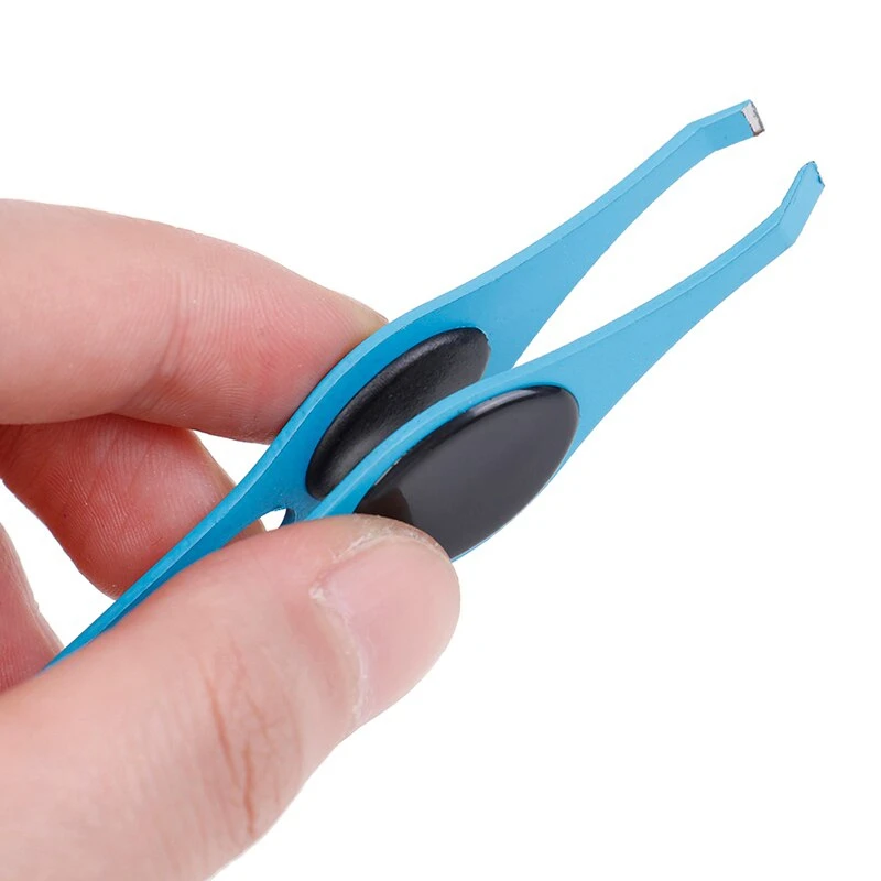 1pc Stainless Steel Face Hair Removal Eye Brow Trimmer Eyelash Clip Cosmetic Beauty Makeup Tool Eyebrow Tweezers
