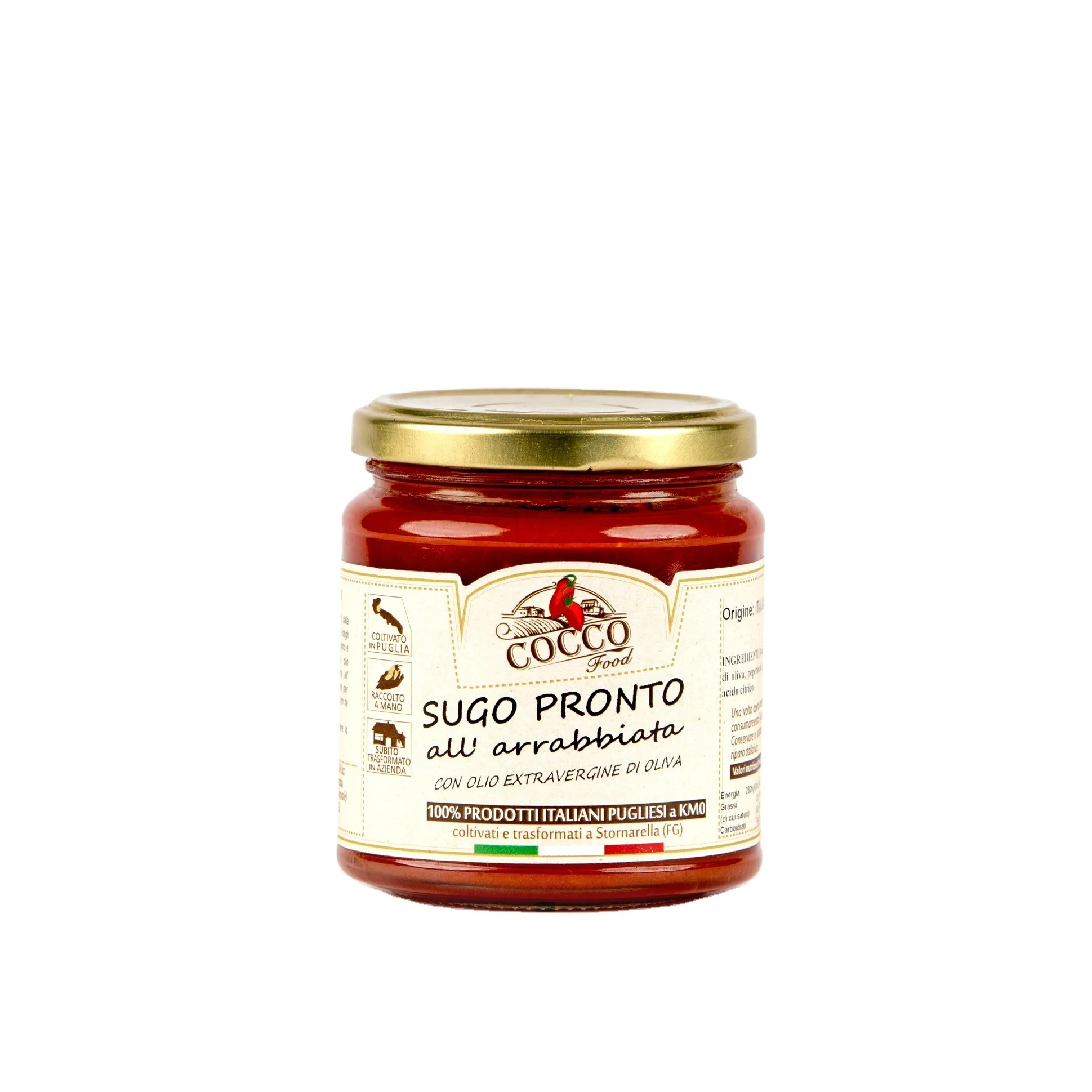 Italian Products Chilli Souce Bottle with Garlic Italian Premium Quality Ready-To-Eat Pasta or Pizza Chily Sauce