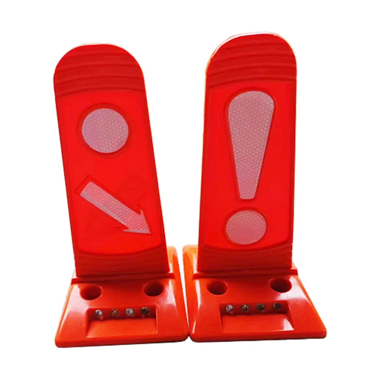 Space Separator Curb System with Reflectors Plastic Traffic Road Divider Traffic Safety Warning Panel