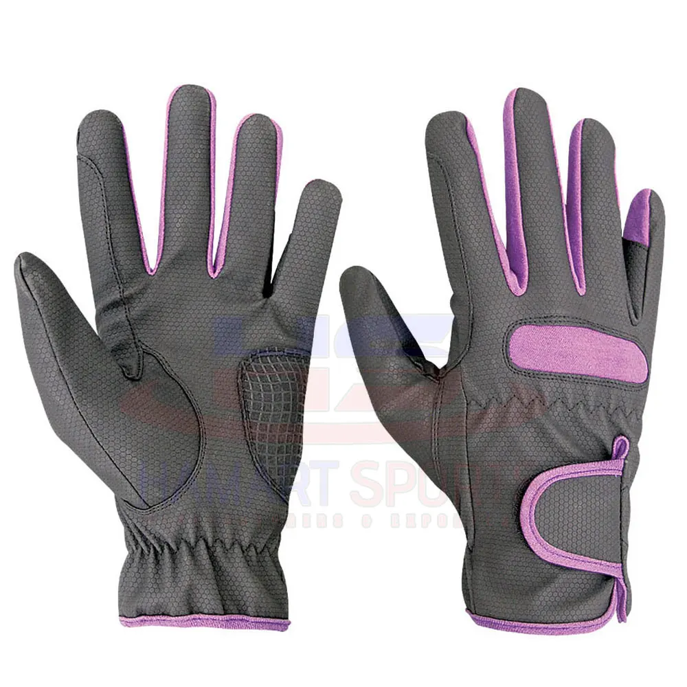 Horse Riding Gloves Hot Selling 100% Goatskin Leather Horse Riding Gloves Custom Full Finger Gloves For Sale