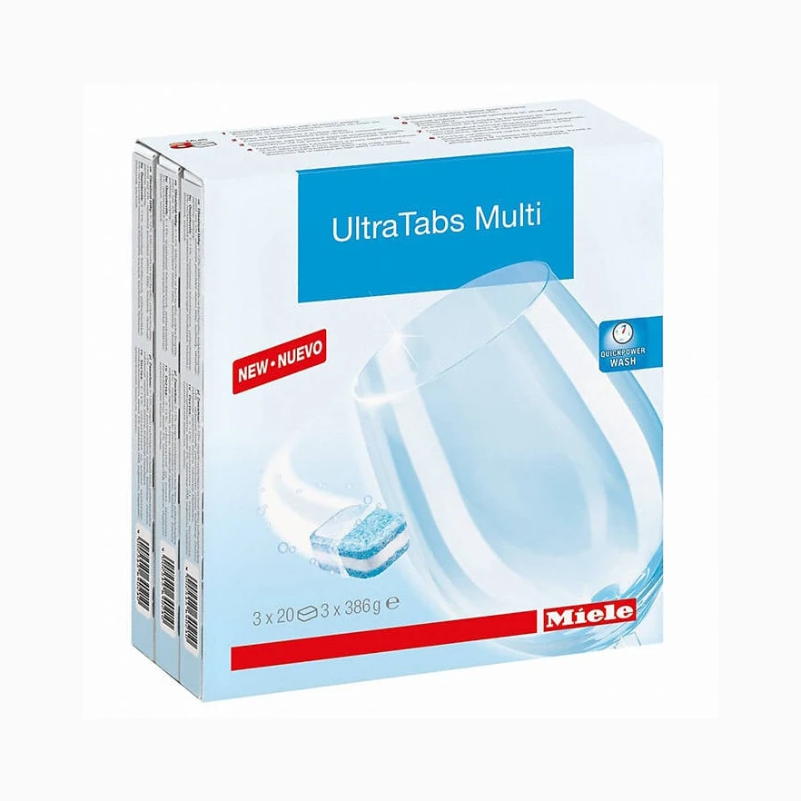 UltraTabs All in 1, 60 tabs for best cleaning results in Miele