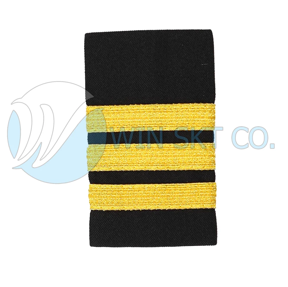 Pakistan Manufacture Navy Uniform Shoulder Board Custom Captain Pattern Rank Epaulet Made in Pakistan