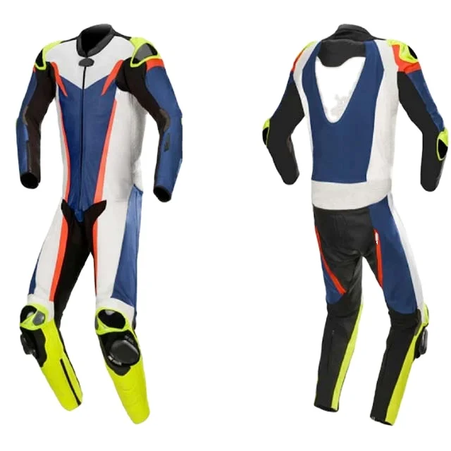 MEN CUSTOMIZED MOTORBIKE SUIT MOTORCYCLE RACING COWHIDE LEATHER SUIT BREATHABLE WATERPROOF RIDING APPA