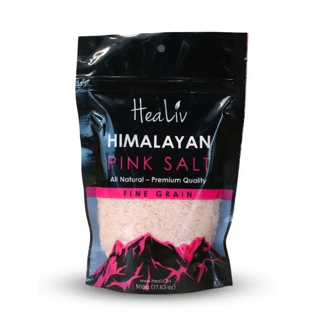 Himalayan Pink Fine salt 500g pouch Food Grade from Pakistan