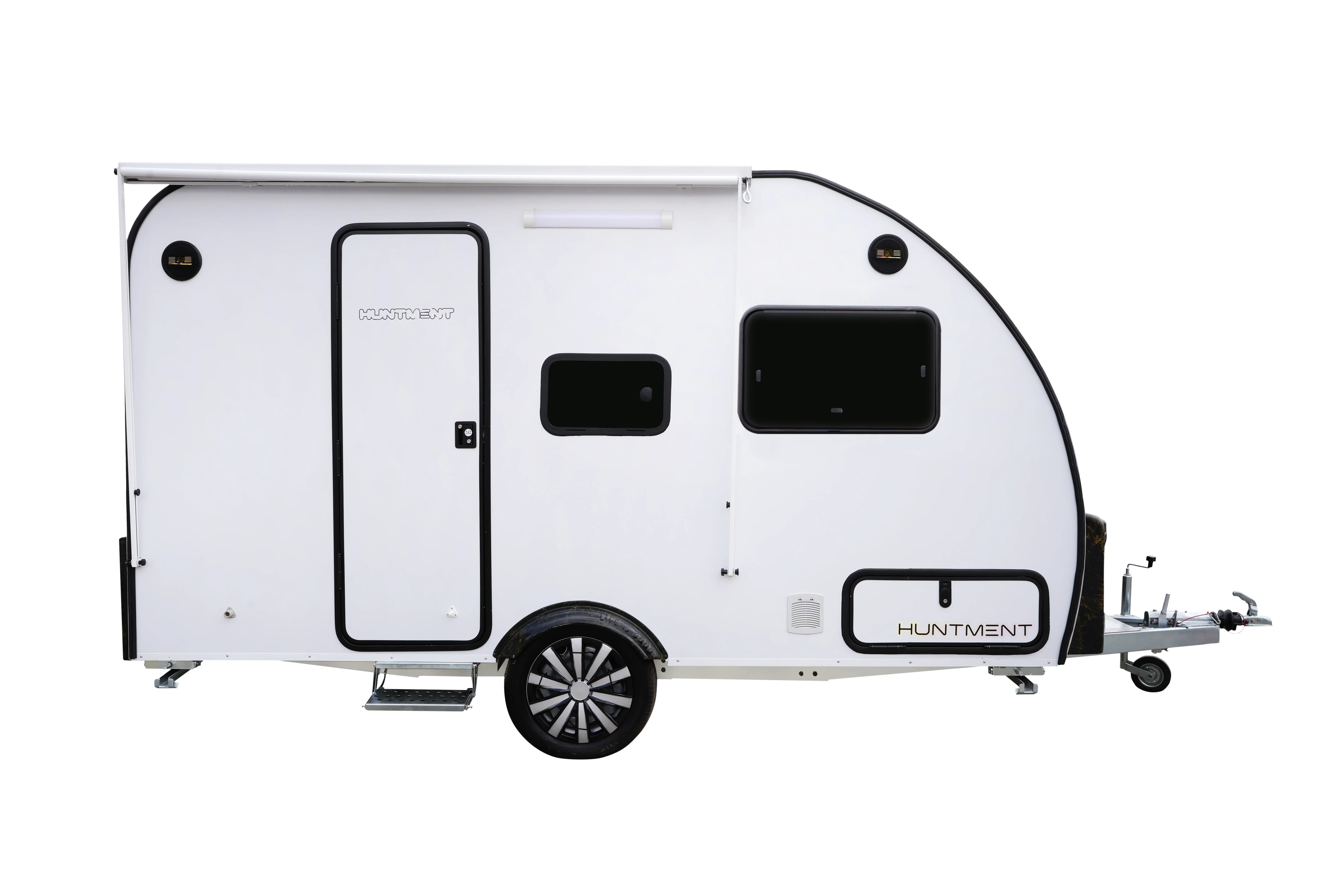 Indulge Luxury Premium 13ft Berth Huntment Caravan Premium Aluminium XPS Latest Style Truck RV Motorhome Camper Caravan Travel