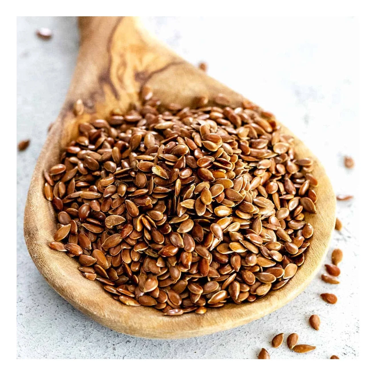 Non-GMO Organic Whole Gold Linseed Grain Brown Flax Seeds