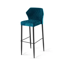Wholesale Restaurant Barchair Dining Room Stool Velvet YellowLuxury Modern Furniture Restaurant Chair Velvet 10-20 Days