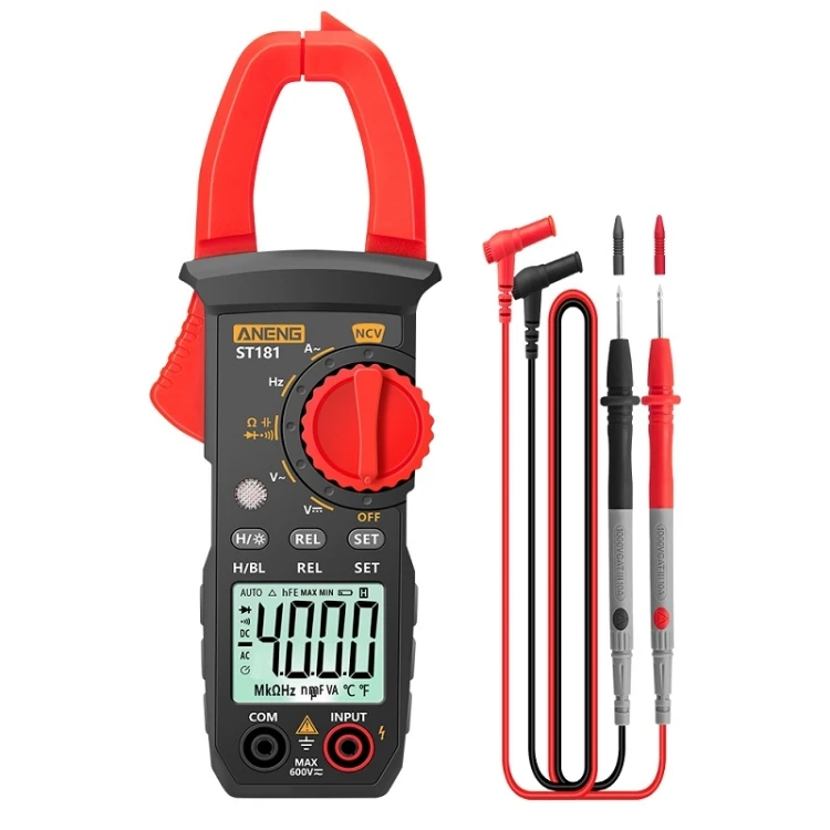 ANENG ST181 Intelligent Digital Backlit Clamp-On High-Precision Multimeter Smart Clamp Meter