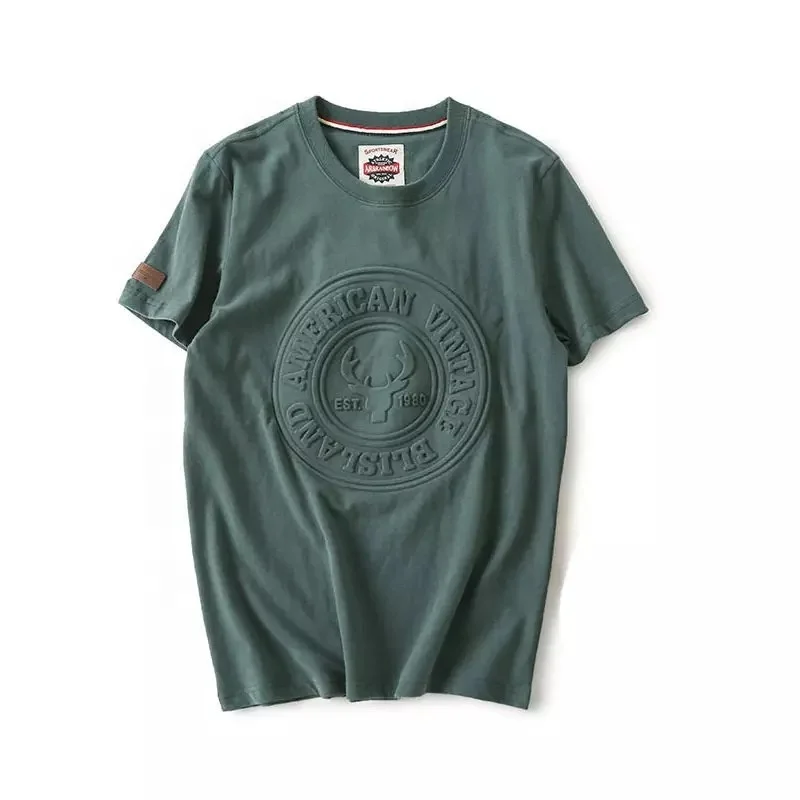 Simple Style Designer Fashion Clothes Solid Color Cotton Short Sleeves Tee Shirts Print Casual Free T-shirts Men Women