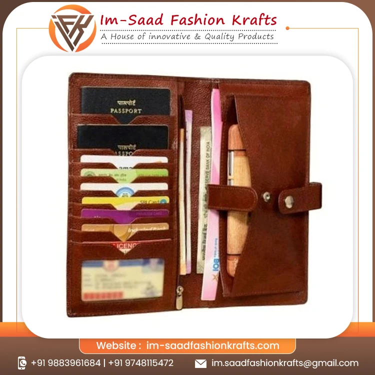 Easy to Carry Lightweight Travel Organizer for Cash Card and Other Small Documents