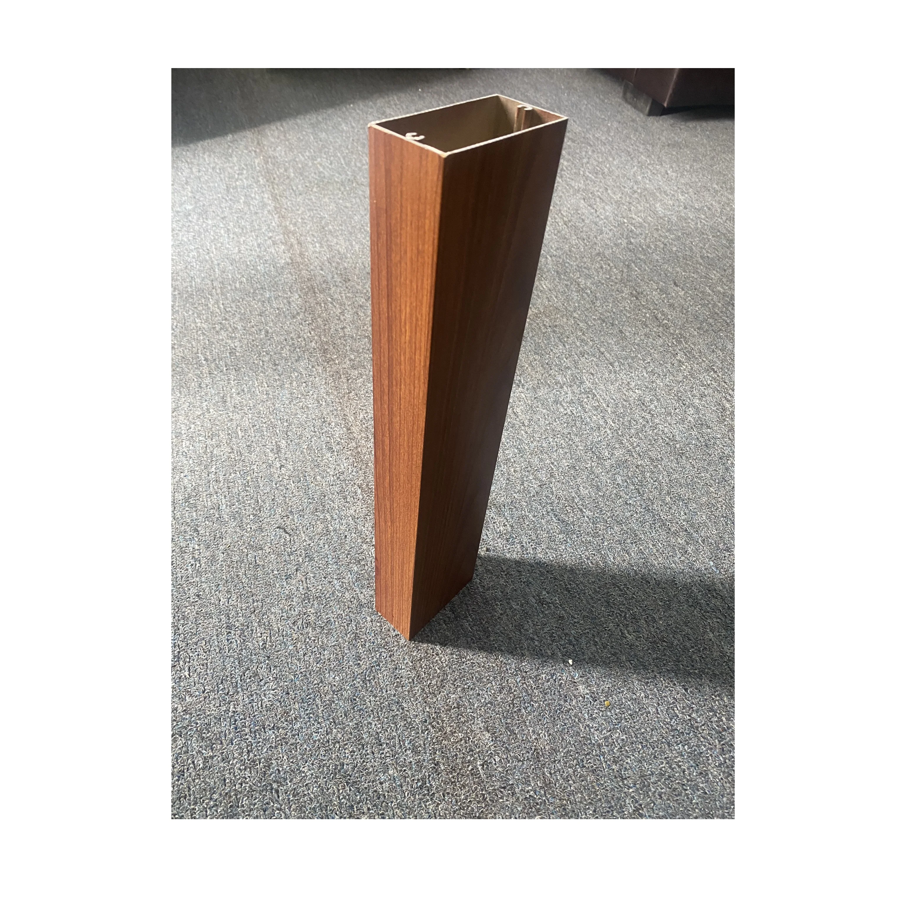 High Quality wooden strip aluminum window frame extrusion Custom Extrusion profile CNC wholesale price Made In Vietnam