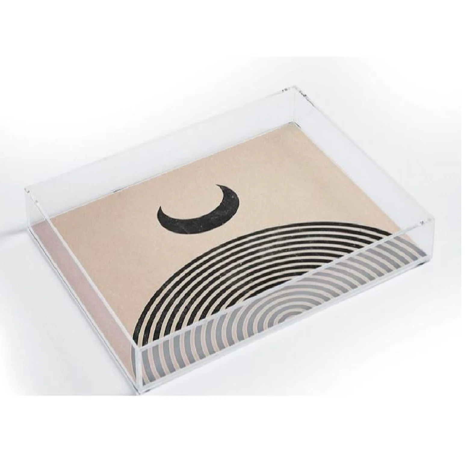 Винтажный акриловый Органайзер с ручками Высококачественная индивидуальная форма и размер идеально подходит для питания домашнего