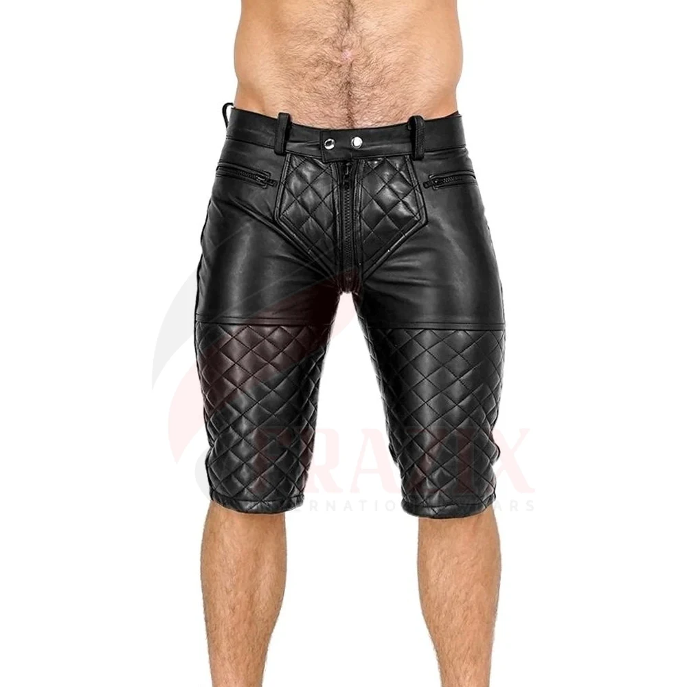 Genuine Leather Shorts Men Best Price Leather Good Look Underwear Leather Shorts