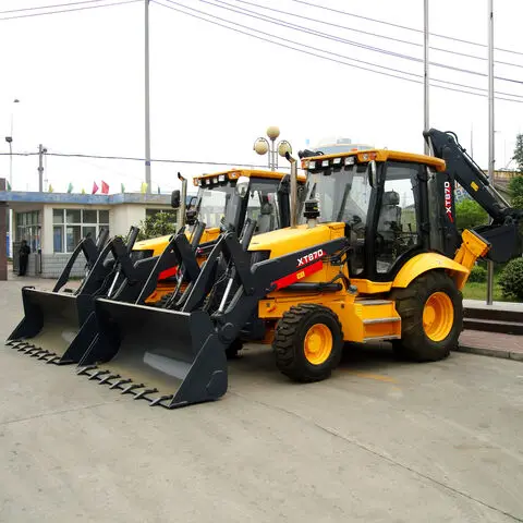 Rated Load Backhoe Excavator Front End Wheel Loader Home Use Eaton Changjiang Moog PLC Gearbox Bearing