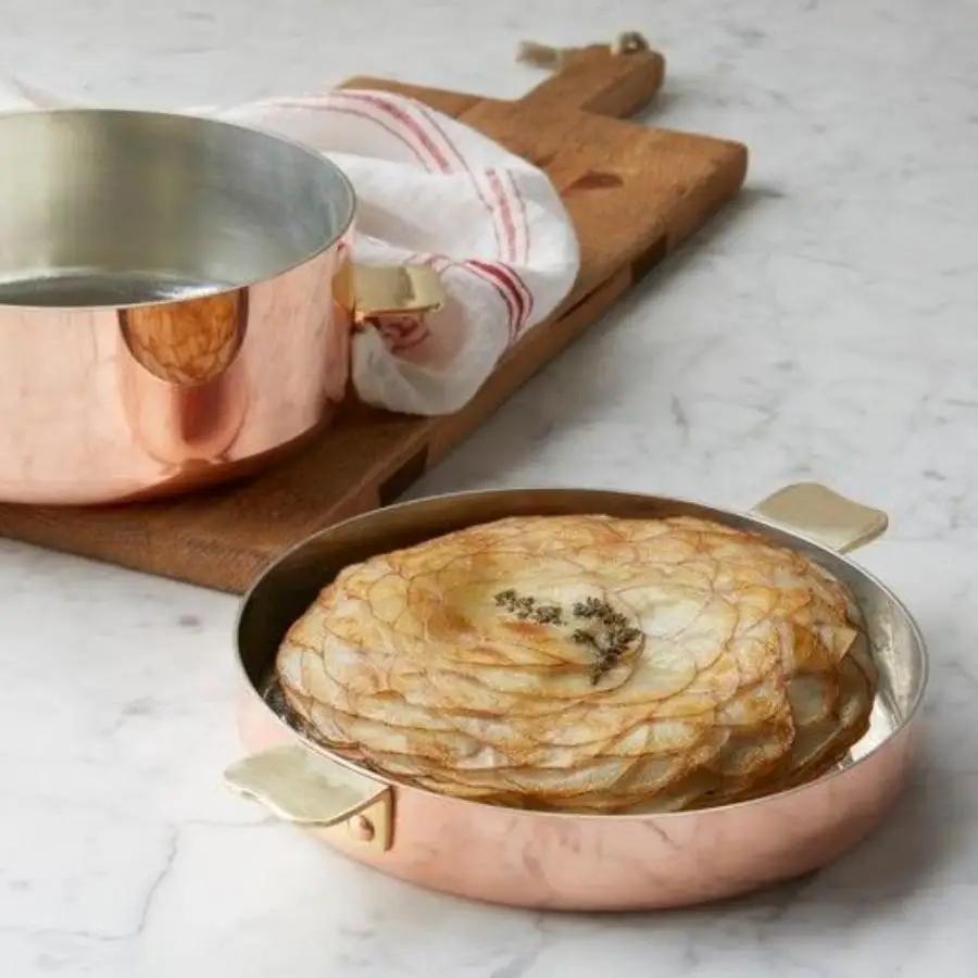 Латунная кухонная миска