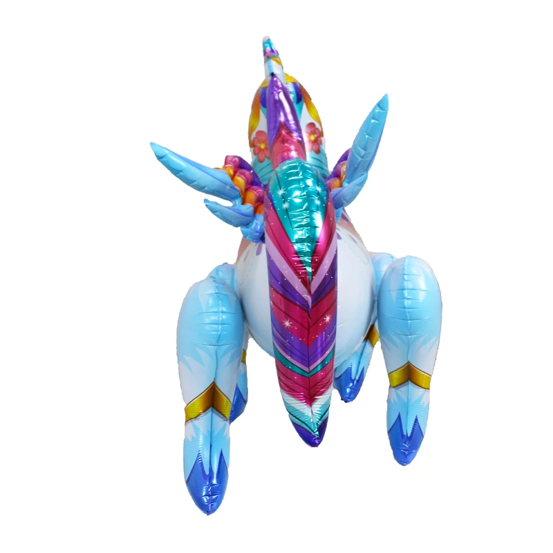 Popular 3D Walking Animal Unicorn Balloon Children Birthday Party Easter decorations Decoration Toys For Kids