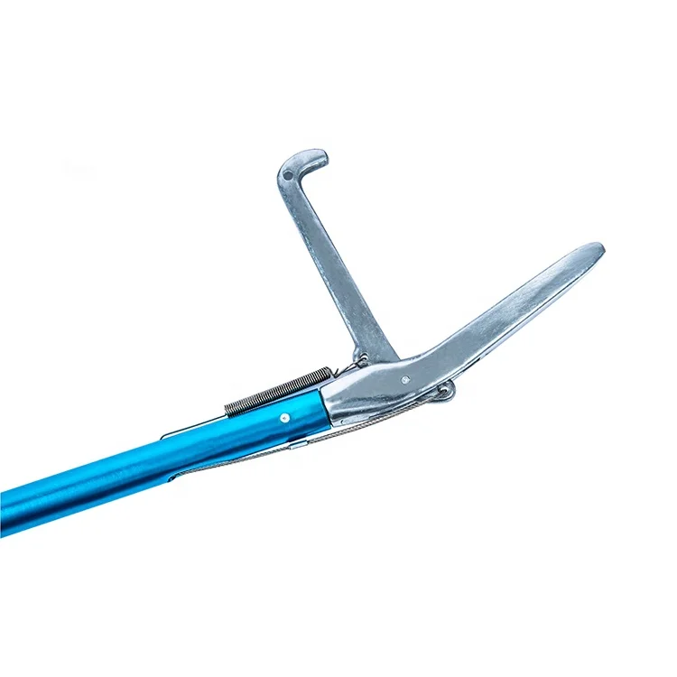 Collapsible Grabber Snake Tong Grabber Stick Aluminum Alloy Pick Up Tool