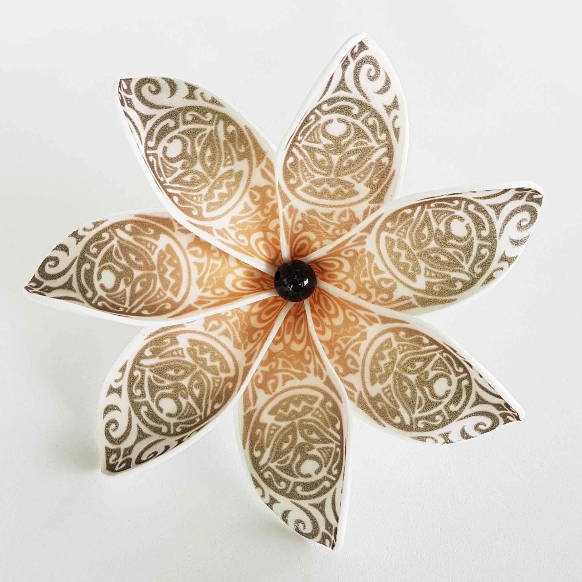 Best seller good quality Handcraft Handmade artificial tahitian foam flower with special tattoo and color pattern