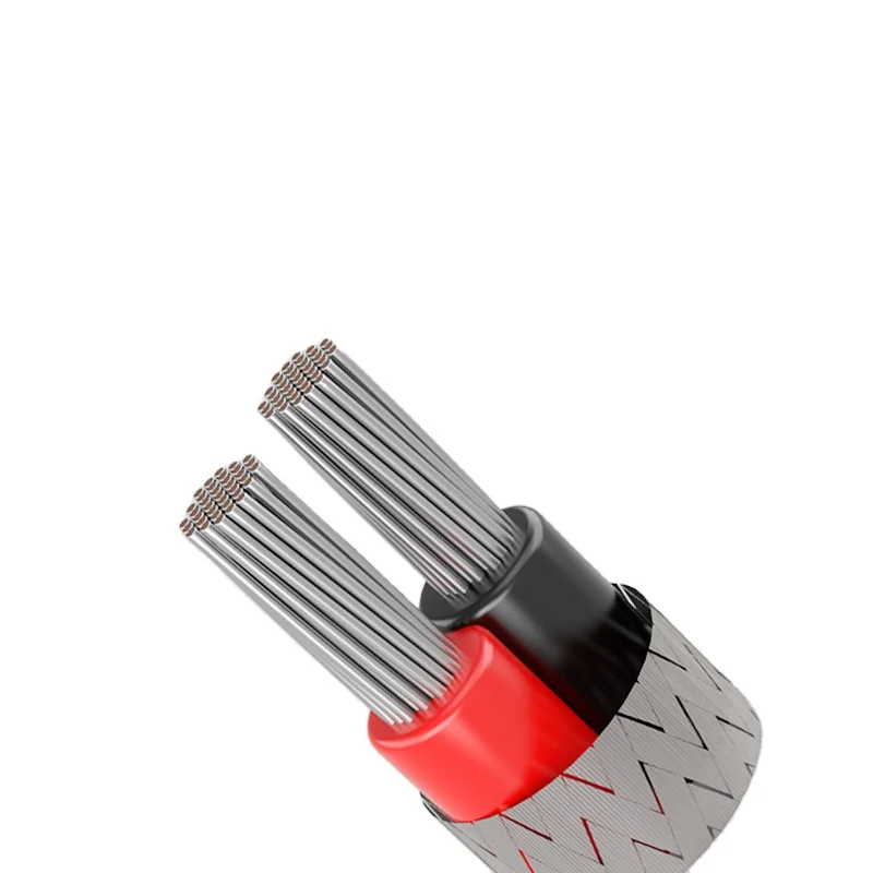 AFFB 0.12MM 1.0MM high-temperature FEP flat wire multi-core wire High Voltage Tinned Copper Conductor Wire Cable