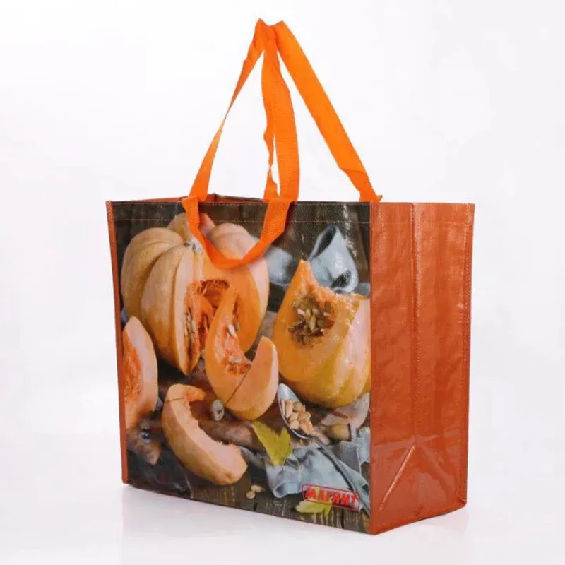 2023 Hot Trend Wholesale Grocery Woven Polypropylene Bags Good Quality Grocery Tote Bags Vietnam Low Tax