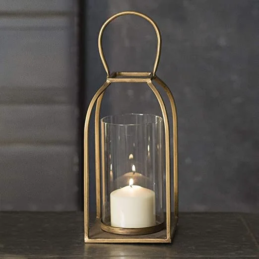 Customized Color Metal Lantern Wholesale Decorative Table Top Handmade Fancy Unique Classic Metal Lantern For Home Use
