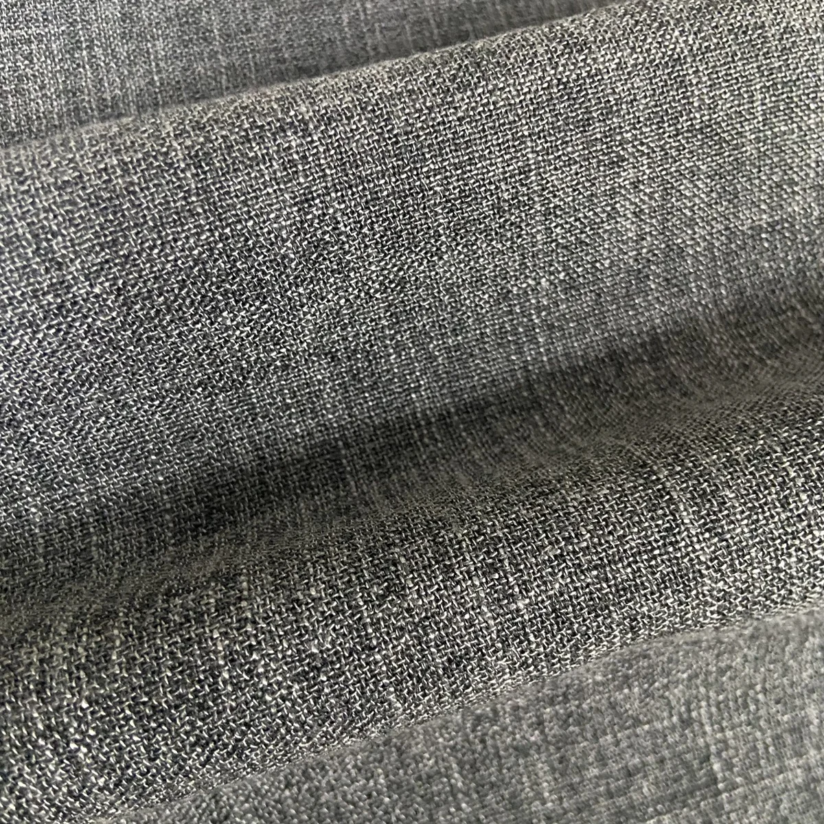New simple style linen-look sofa fabric 100% polyester upholstery fabric for furniture and home textile