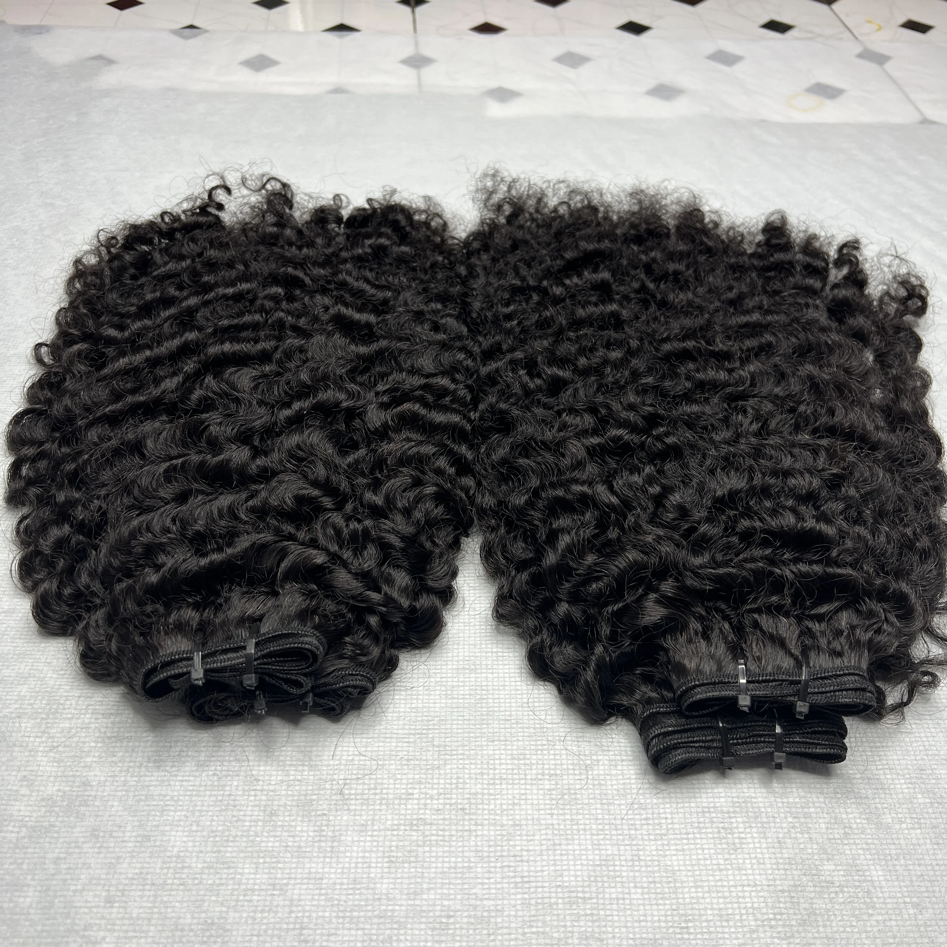 Wholesale Vietnam Raw Unprocessed Burmese Curly Weave Bundles - Hot Texture Kindly Curly Hair Low Price Factory Hair Extensions