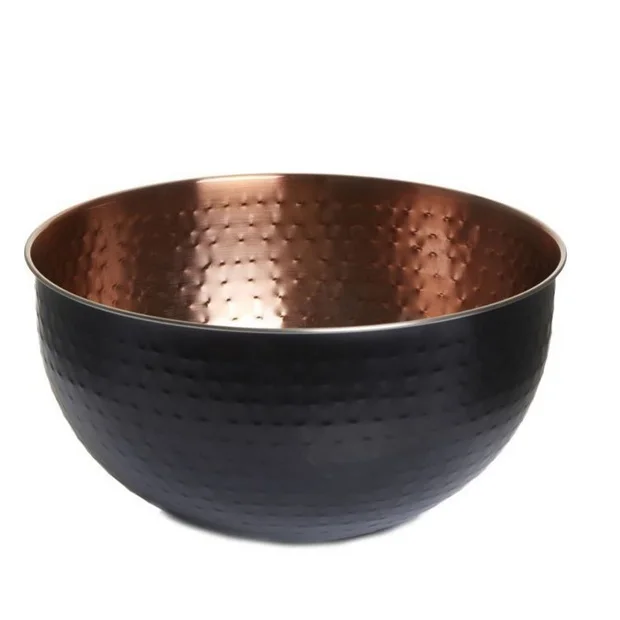 Trending Decorative Dinnerware Glossy Powder Coated Candy Bowls Metal Serving Bowl Serving Delicious Food Dessert Serving Bowl