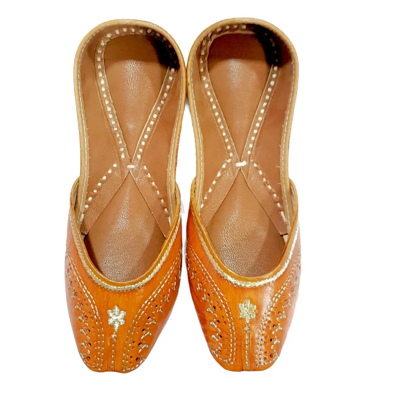 women khussa/Punjabi jutti comfortable wear women Handcrafted Ethnic Leather juti