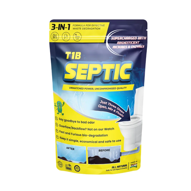 Best Quality Septic Tank Effluent Bacteria Cleaner Mix Drain Cleaner Solution