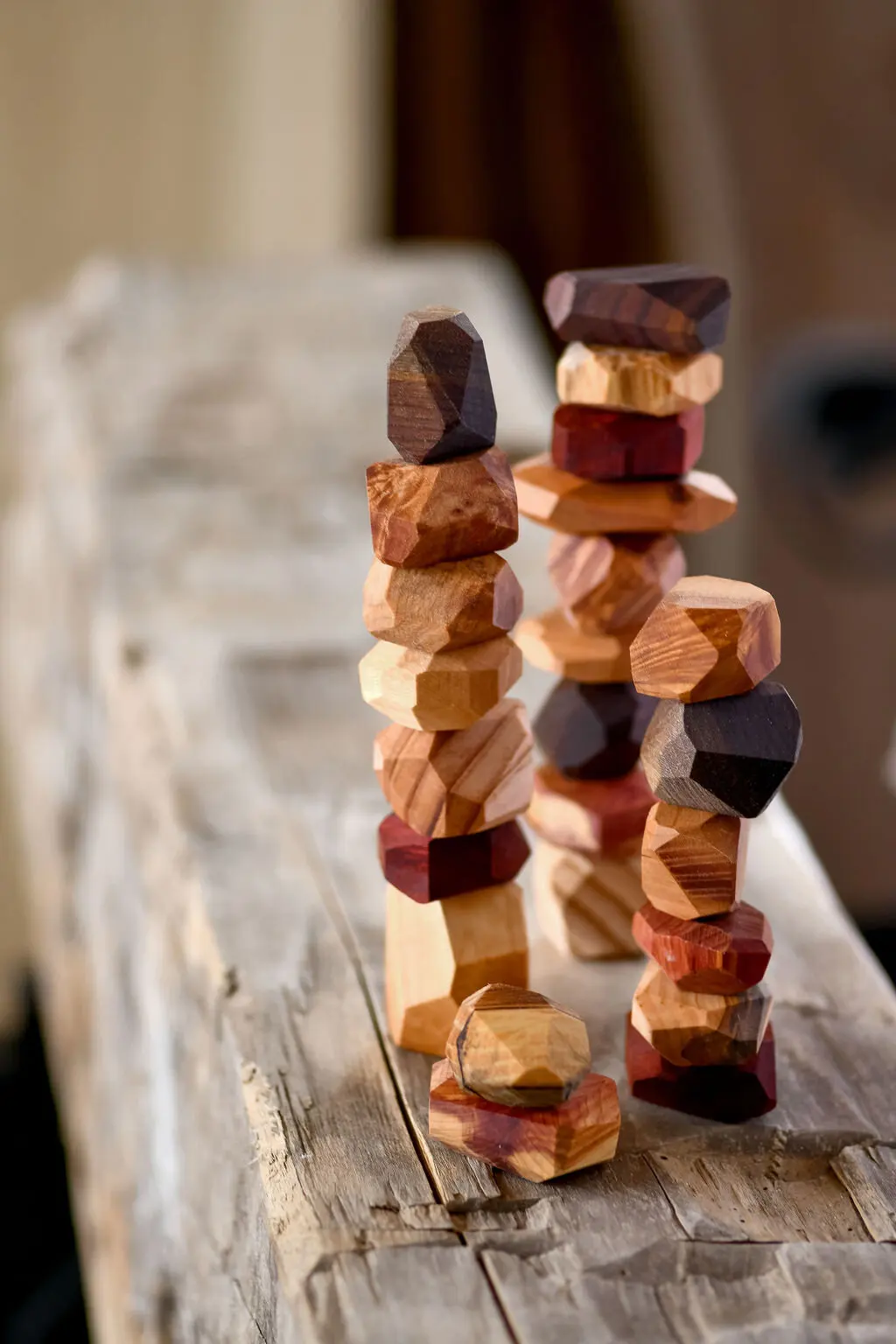 Top Recommended Tumi Ishi Balancing Stones, Combining Art and Mindfulness Handcrafted Wooden Rocks Transform Playtime