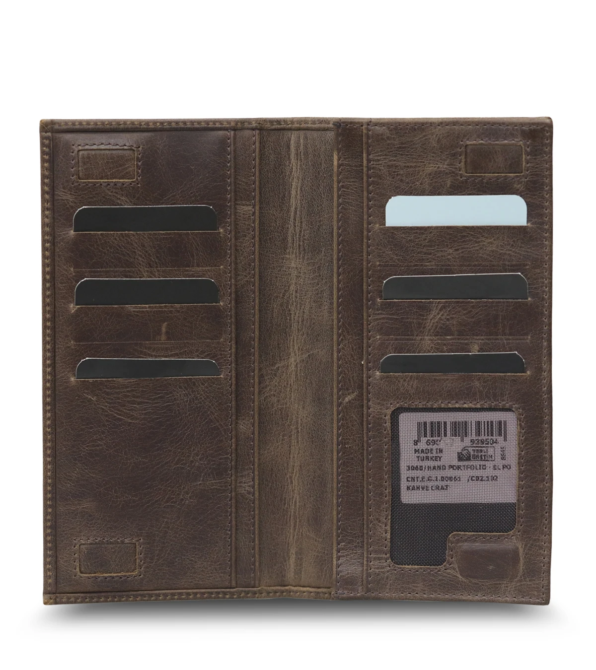 Genuine Leather Women Wallet Card Holder Women Purse Slim Phone Placed Long Wallet Bifold Wallet Customizable RFID Protection