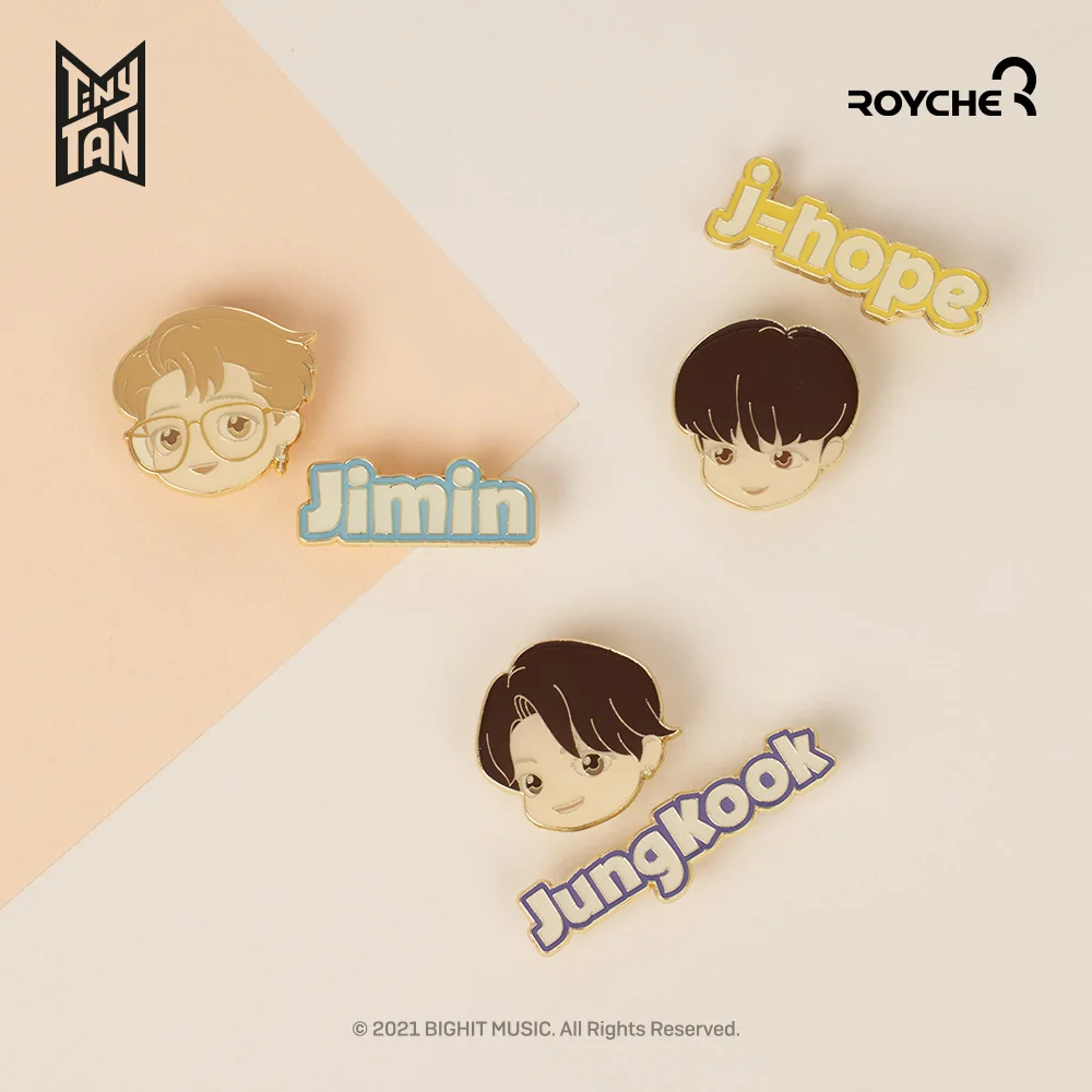 BTS Tiny Tan Dynamite Pin Badge Metal Type Delivery from Korea on the fastest way Good Product in The Korea