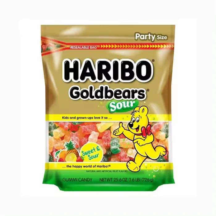 Сумки для лакомства Haribo Starmix 16 г x 100-объемный Сладкий пакет с наклейкой благодарности-подарок на день рождения-Восток