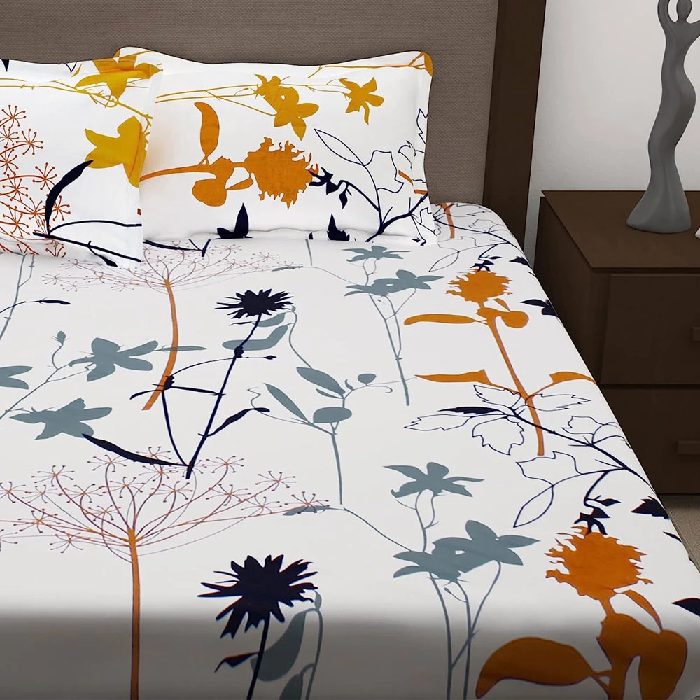 Unique Design 20 Fabric Count Linen Pure Cotton Bed Sheet Low Price Custom Quality Logo Design Private Bed Sheets OEM Service