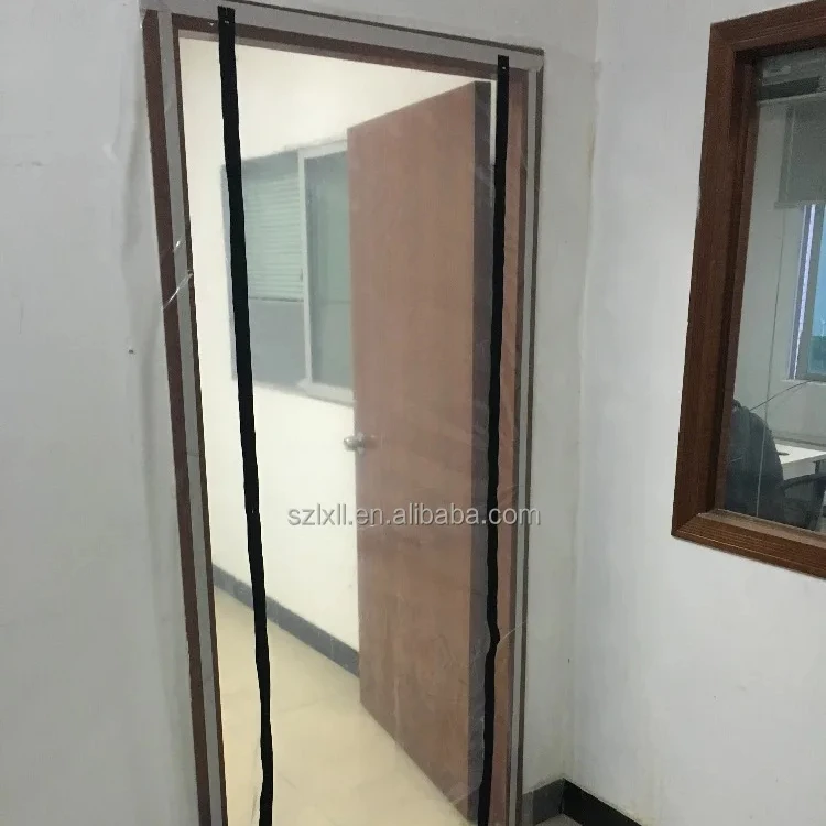 Zipdoor пылезащитный барьер с 2 самоклеящейся застежкой-молнией и крючками для восстановления